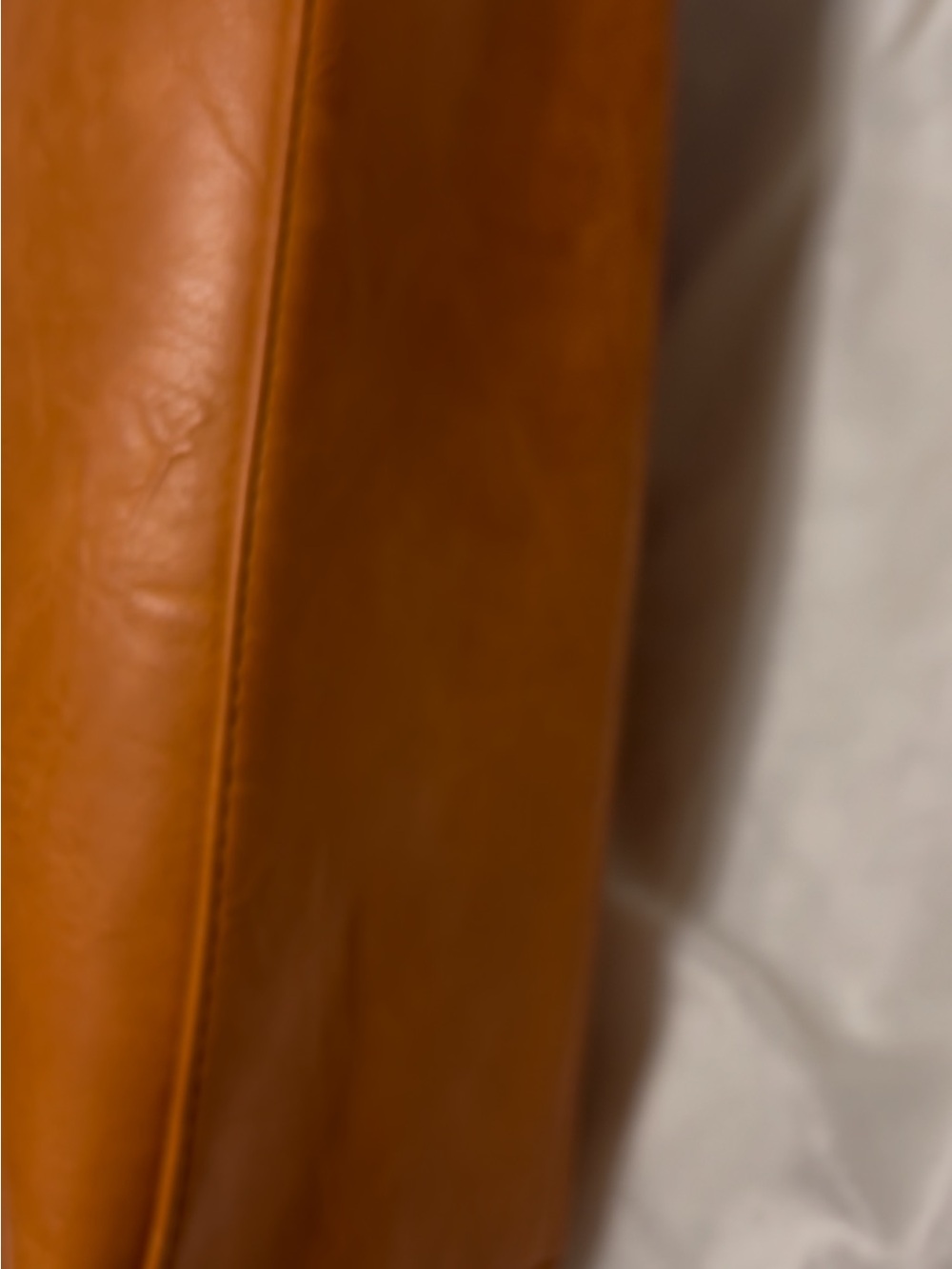 Prada Cognac Leather Tote with Gold-Tone Hardware - Picture 4 of 10
